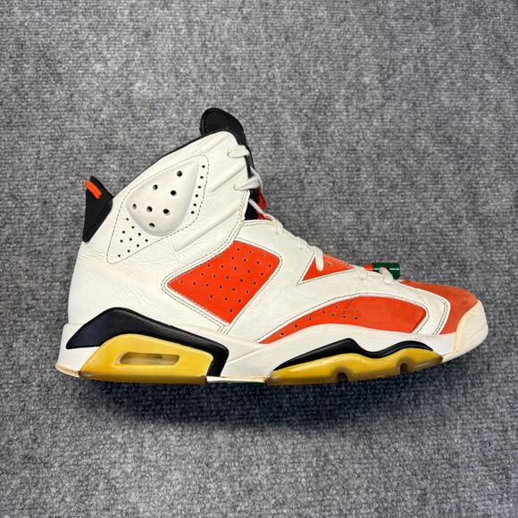 Air Jordan 6 Retro Gatorade Like Mike 384664-145 Men\'s Size 10.5 White Orange main image 12